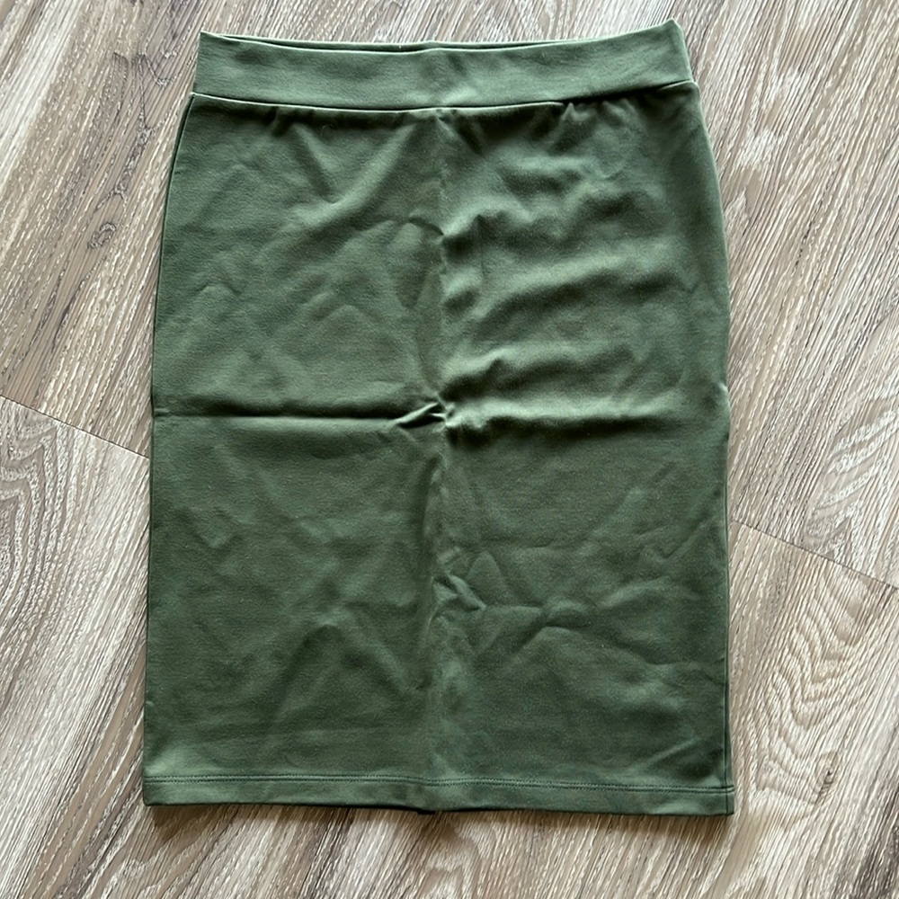 New Olive Pencil Skirt